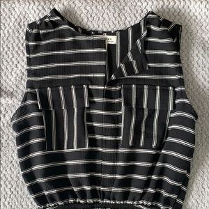 Black stripped dress